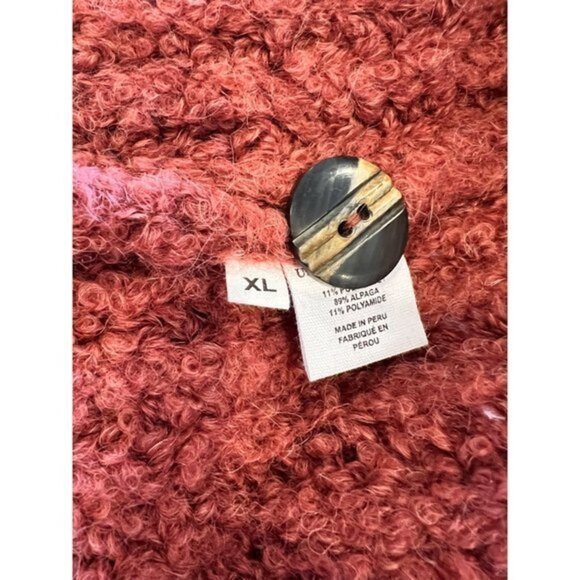 NWOT Ulla Johnson - Matilde Turtleneck brown alpaca wool sweater cardigan size X - Picture 9 of 9